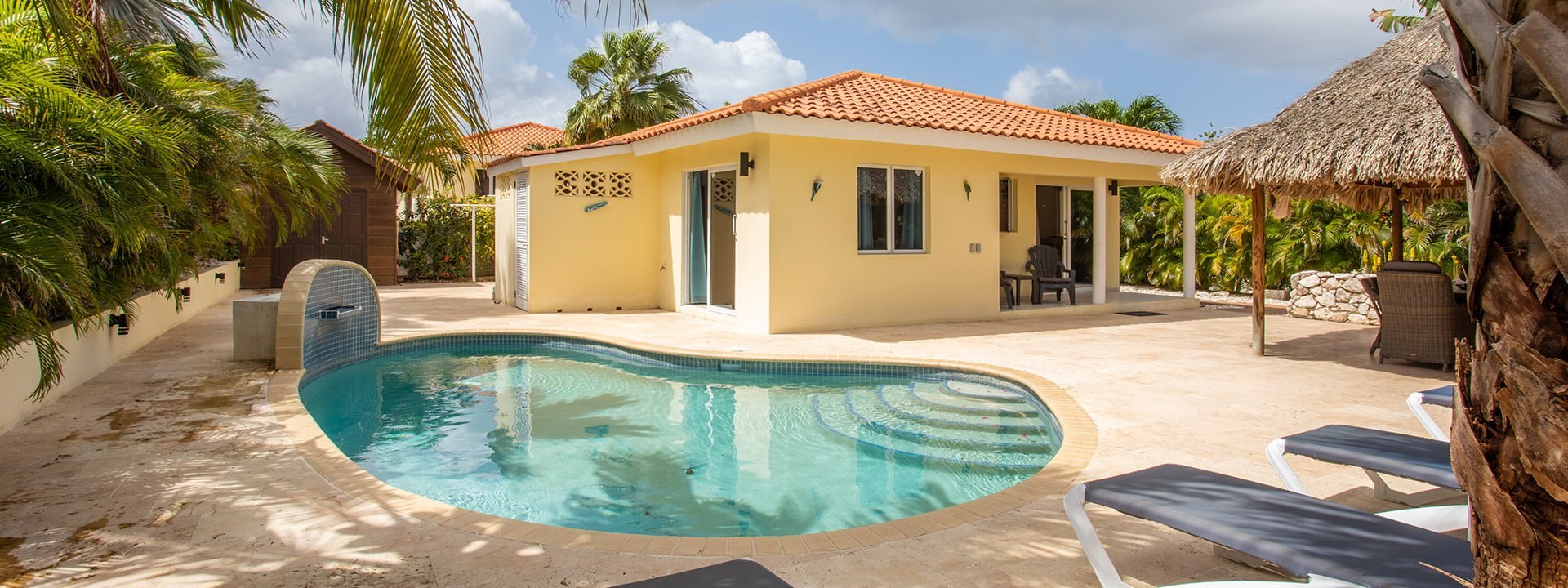 vakantiehuizen Curacao op een beveiligd resort