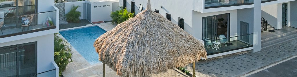 Nieuw! Scherp geprijsd appartement voor 4 personen op een gezellig en kleinschalig resort in de wijk Santa Rosa vlakbij Mahaai.