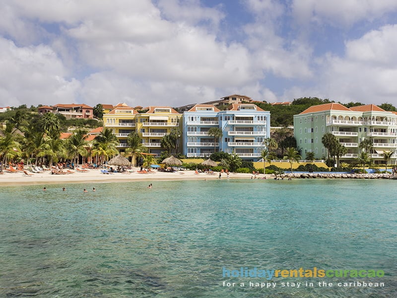 Appartement te huur direct aan het strand van Blue Bay Curacao