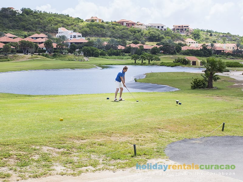 Leer golf op het blue bay golf and beach resort curacao