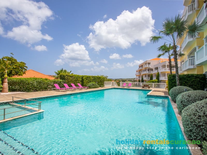 Zwembad appartement blue bay golf and beach resort curacao